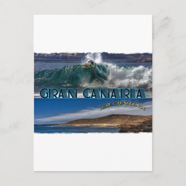 Gran Canaria Surfa Challenge Vykort (Framsida)