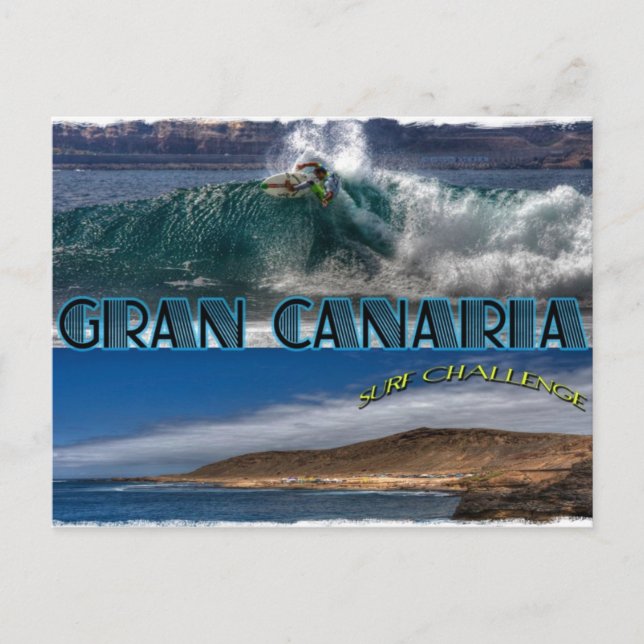 Gran Canaria Surfa Challenge Vykort (Framsida)