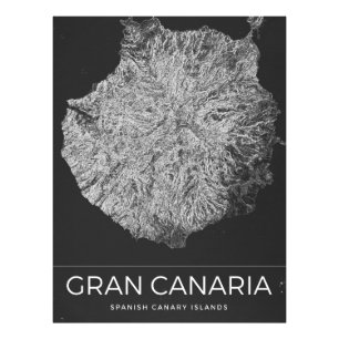 Gran Canaria Vintage Reskarta Fototryck