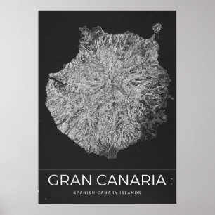Gran Canaria Vintage Reskarta Poster