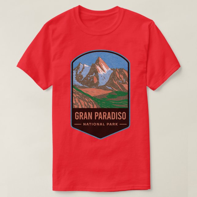 Gran Paradiso National Park 1 T Shirt (Design framsida)