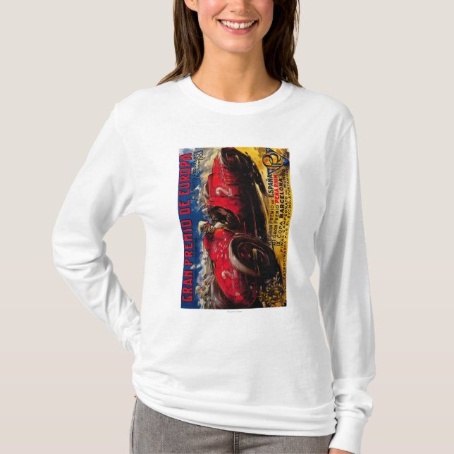 Gran Premio De Europa Vintage PosterEurope Tröja (Framsida)