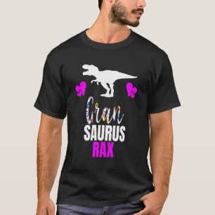 Gran Saurus Rex Nanasaurus Grandma Mors dag Bi T Shirt