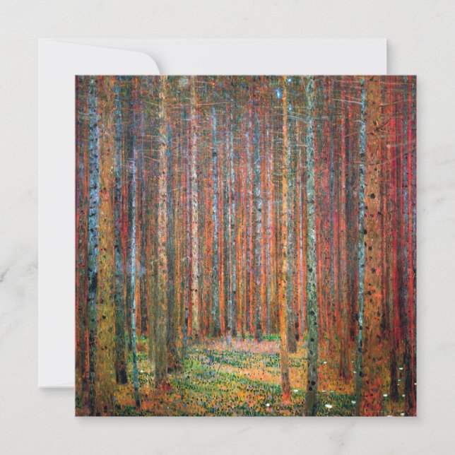 Gran skog | Gustav Klimt | (Framsida)