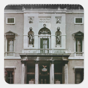 Gran Teatro La Fenice Fyrkantigt Klistermärke