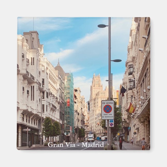 Gran Vía - Madrid Magnet (Framsidan)
