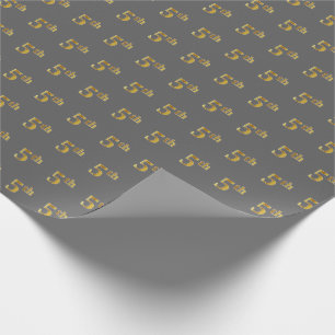 Gråna den 5th (femte) händelsen för Fauxguld so Presentpapper