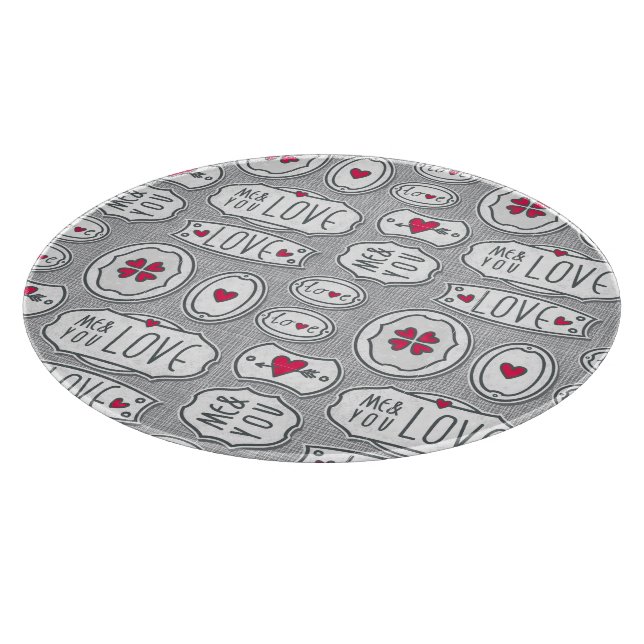 Gråna mig och dig kärlekmönster (Hörn)