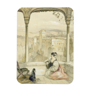 Granada (Alhambra), pläterar 9 från 'skissar av Magnet