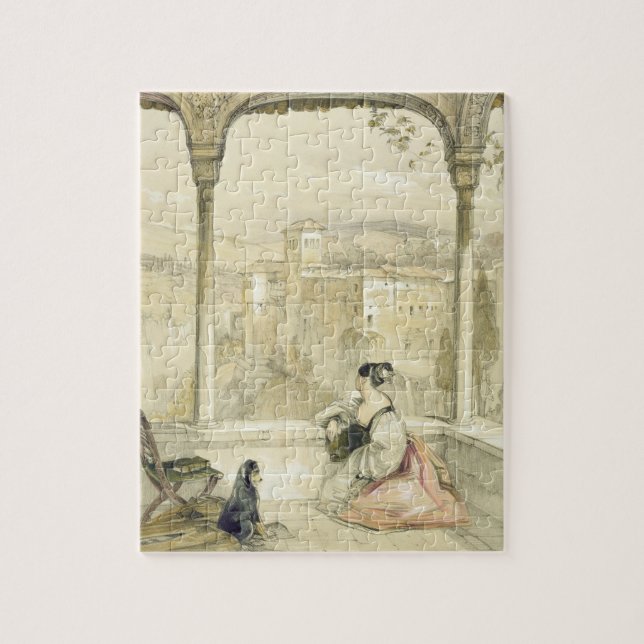 Granada (Alhambra), pläterar 9 från 'skissar av Pussel (Vertikal)