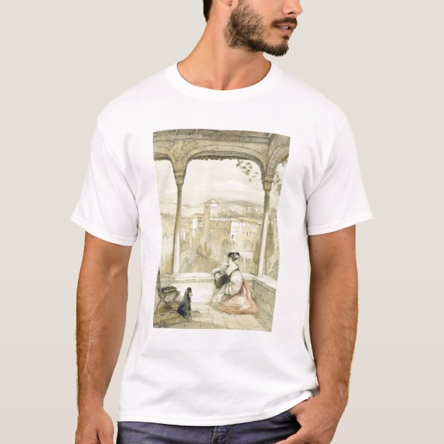 Granada (Alhambra), pläterar 9 från 'skissar av T-shirt (Framsida)