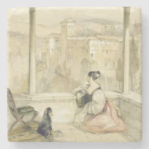Granada (Alhambra), pläterar 9 från 'skissar av Underlägg Sten