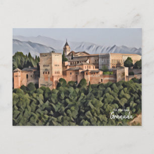 Granada Art - vykortet Real Spain Vykort