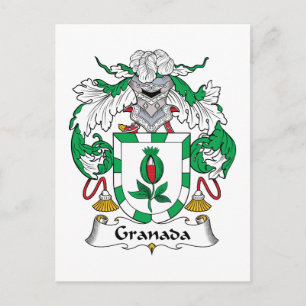 Granada Family Crest Vykort