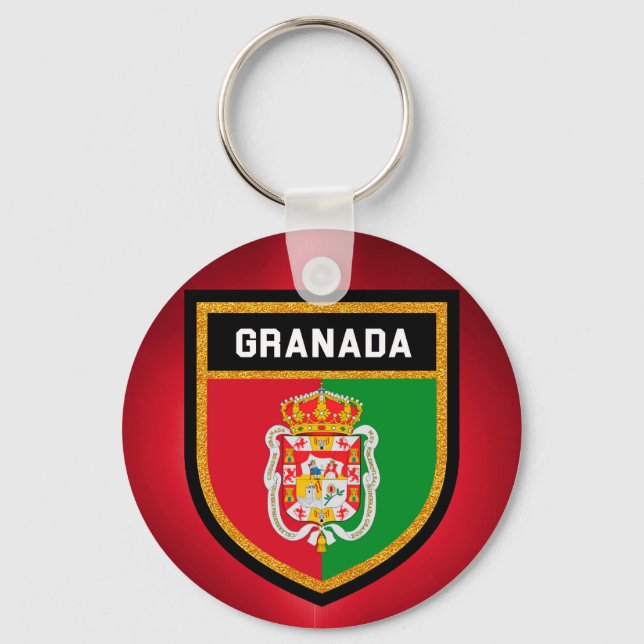 Granada Flagga Nyckelring (Framsida)