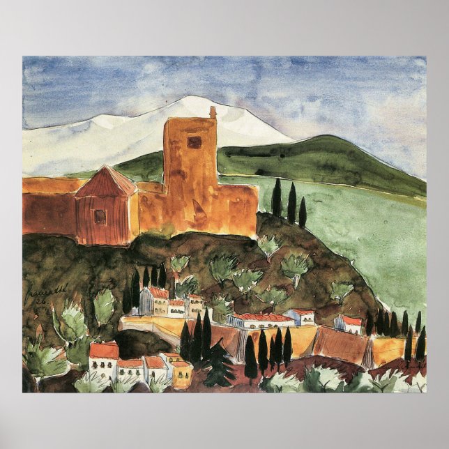 Granada II av Walter Gramatte Poster (Framsidan)