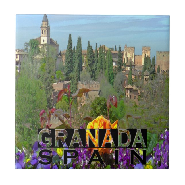 Granada Kakelplatta (Framsidan)