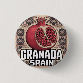 Granada Spain Pomegranate Sticker Knapp