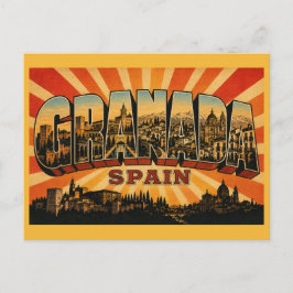 Granada Spanien Alhambra Palats Vykort