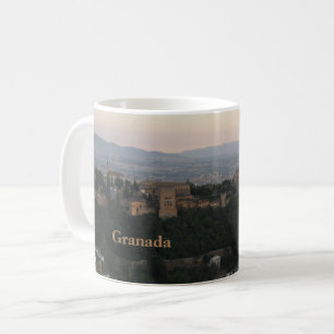 Granada Spanien, Alhambra Postcard Kaffemugg