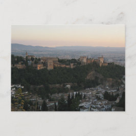 Granada Spanien, Alhambra Postcard Vykort