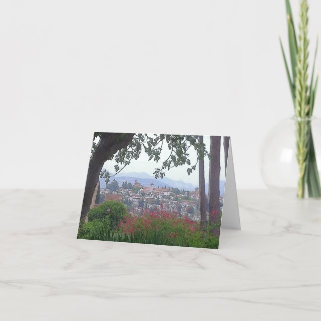 Granada Spanien Kort (Framsida)