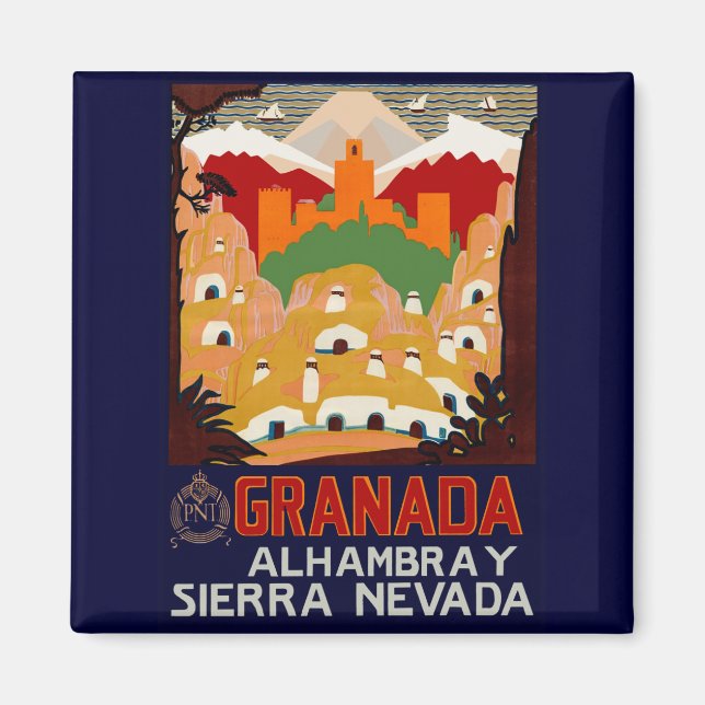 Granada Spanien Magnet (Framsidan)