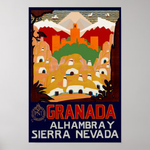Granada Spanien Poster
