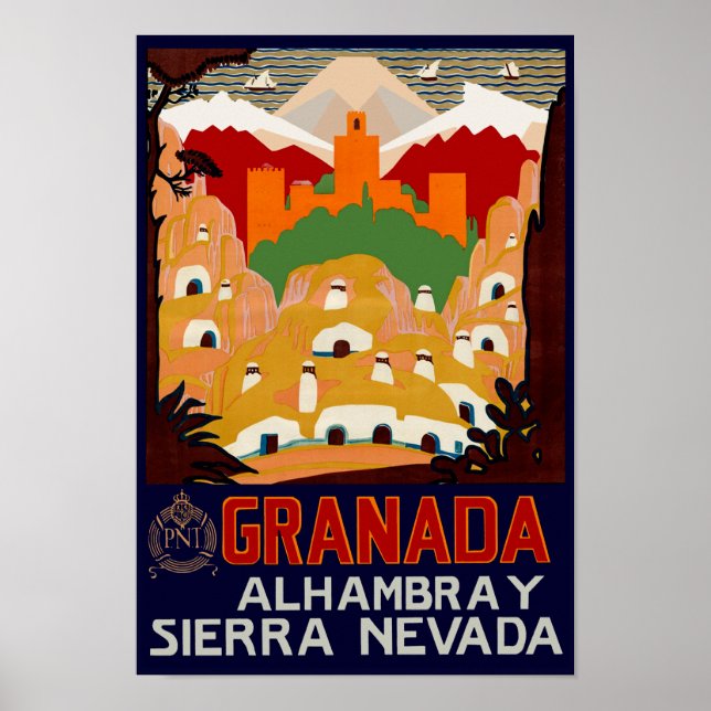 Granada Spanien Poster (Framsidan)