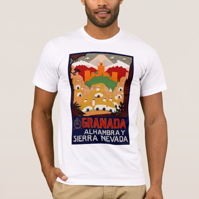 Granada Spanien T-shirt (Framsida)
