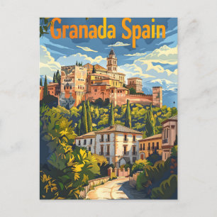 Granada Spanien Vykort