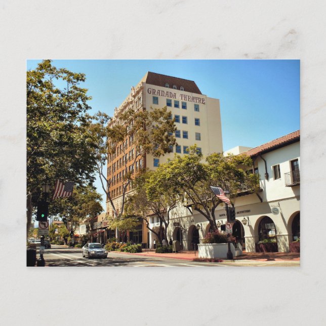 Granada Theater SB vycard Vykort (Framsida)