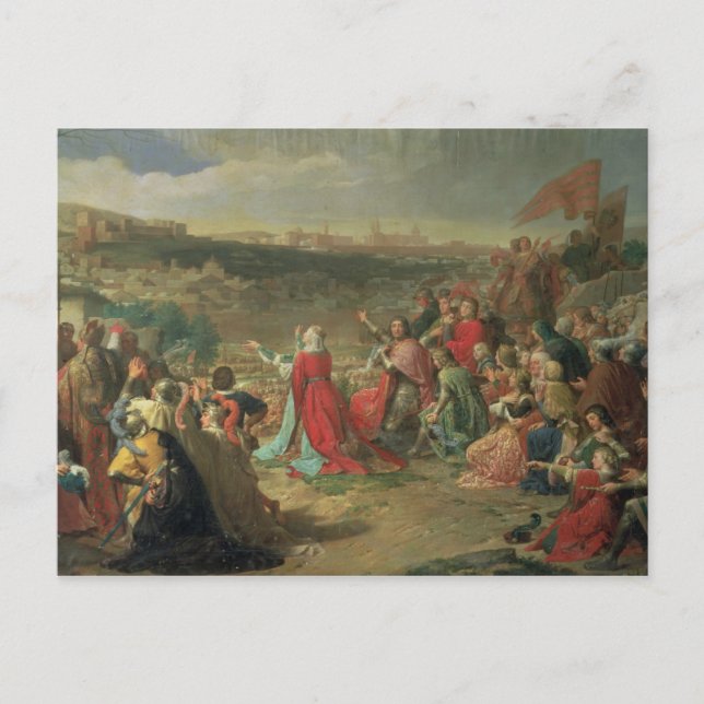 Granadas fall 1492, 1890 vykort (Framsida)