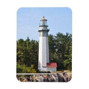 Grånar hamnfyren i västra port, WA Magnet