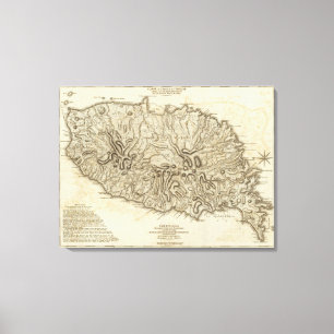 Granat för Cartede l'Isle de la Canvastryck