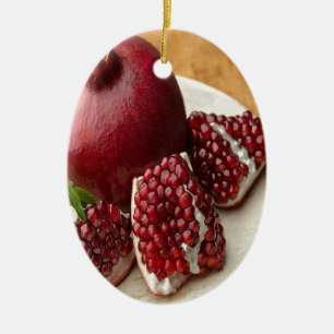 Granat Julgransprydnad Keramik