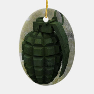 Granat Julgransprydnad Keramik