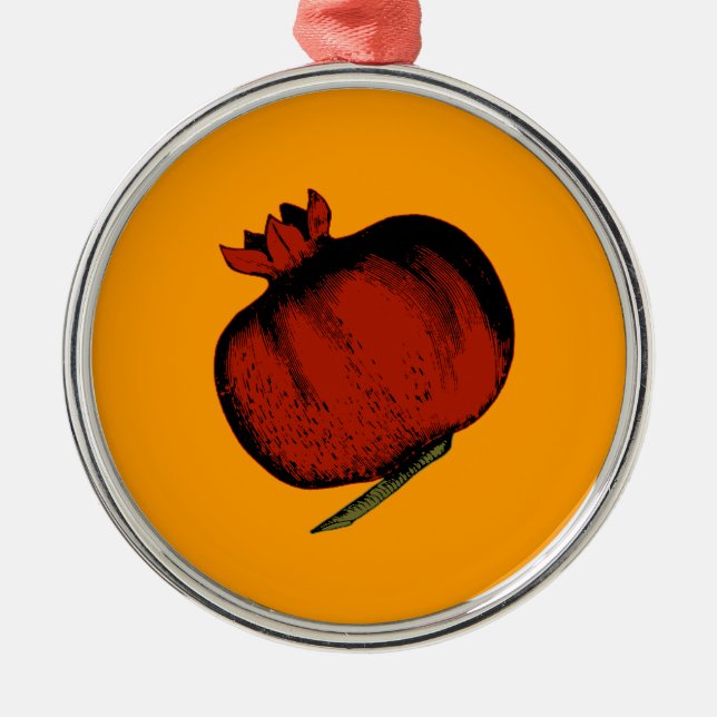 Granat Julgransprydnad Metall (Framsidan)