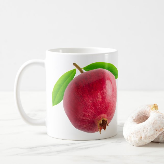 Granat Kaffemugg (Med munk)