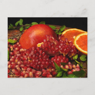 Granat, Orange och färgton Vykort