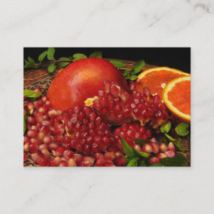 Granat, Orange och Mint ATC Visitkort