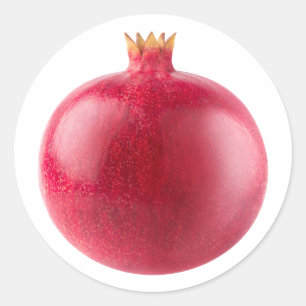 Granat Runt Klistermärke