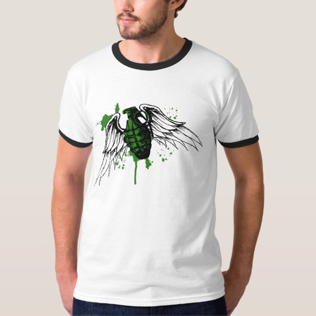 granat tee shirt (Framsida)