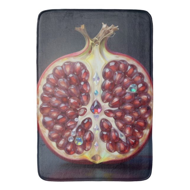 Granatapfel – Wertvolle Frucht für Gesundheit  Badrumsmatta (Framsidan (Vertikal))