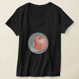 Granatäpple Frukt Retro Mat älskare T Shirt