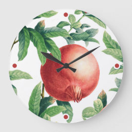 Granatäpple Gren Stor Klocka