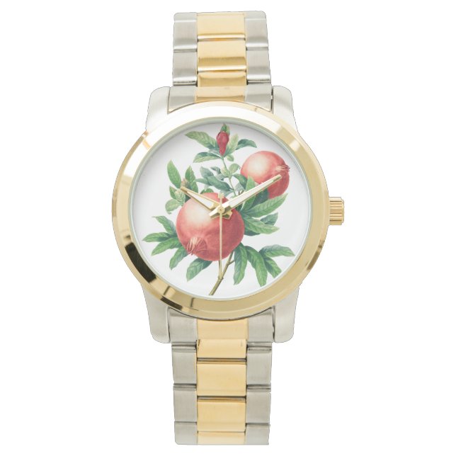 Granatäpple mönster armbandsur (Framsida)
