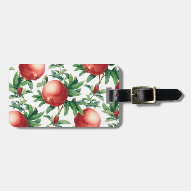 Granatäpple mönster bagagebricka (Horisontell Framsida)