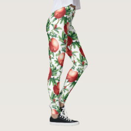 Granatäpple mönster leggings