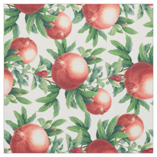 Granatäpple Mönster Tyg